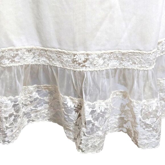 Vintage 1960s Barbara Lee Cream With Lace Slip Dress - Picture 3 of 7